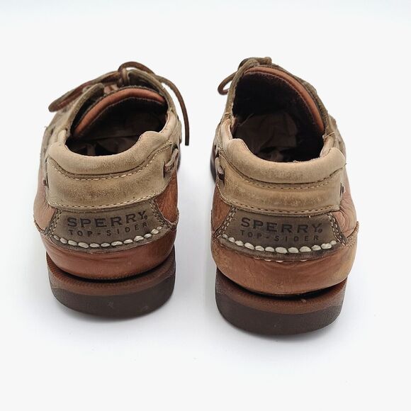Sperry Top Sider Mens10M Boat Shoes Leather 0777940 Slip On Comfort Preppy EUC - Picture 8 of 16